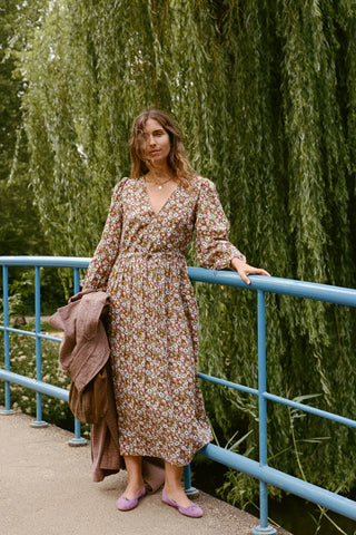 The Saunders Dress | Moss Morning Glory