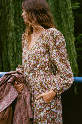 The Saunders Dress | Moss Morning Glory