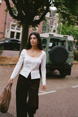 The Eda Top | Ivory