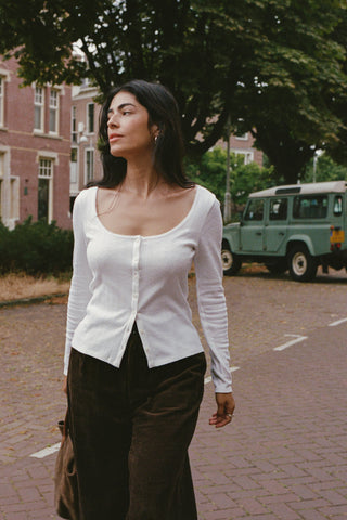 The Eda Top | Ivory