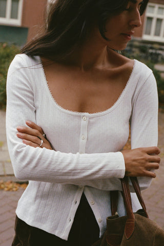 The Eda Top | Ivory