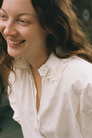 The Ghita Blouse | Pearl