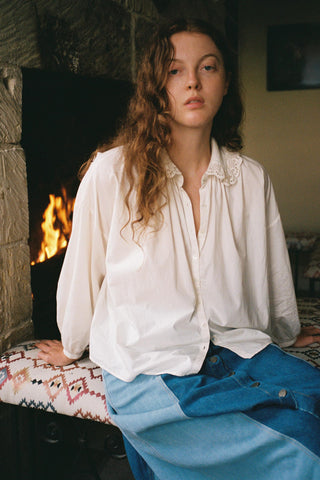 The Ghita Blouse | Pearl