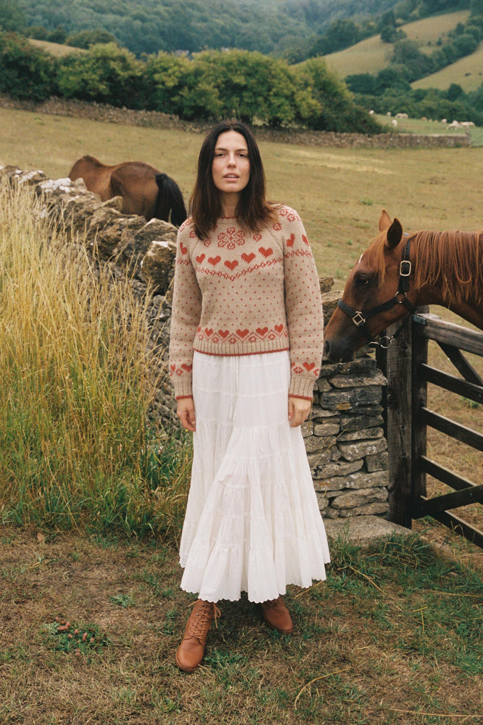 The Francesca Sweater | Crimson Heart – Christy Dawn