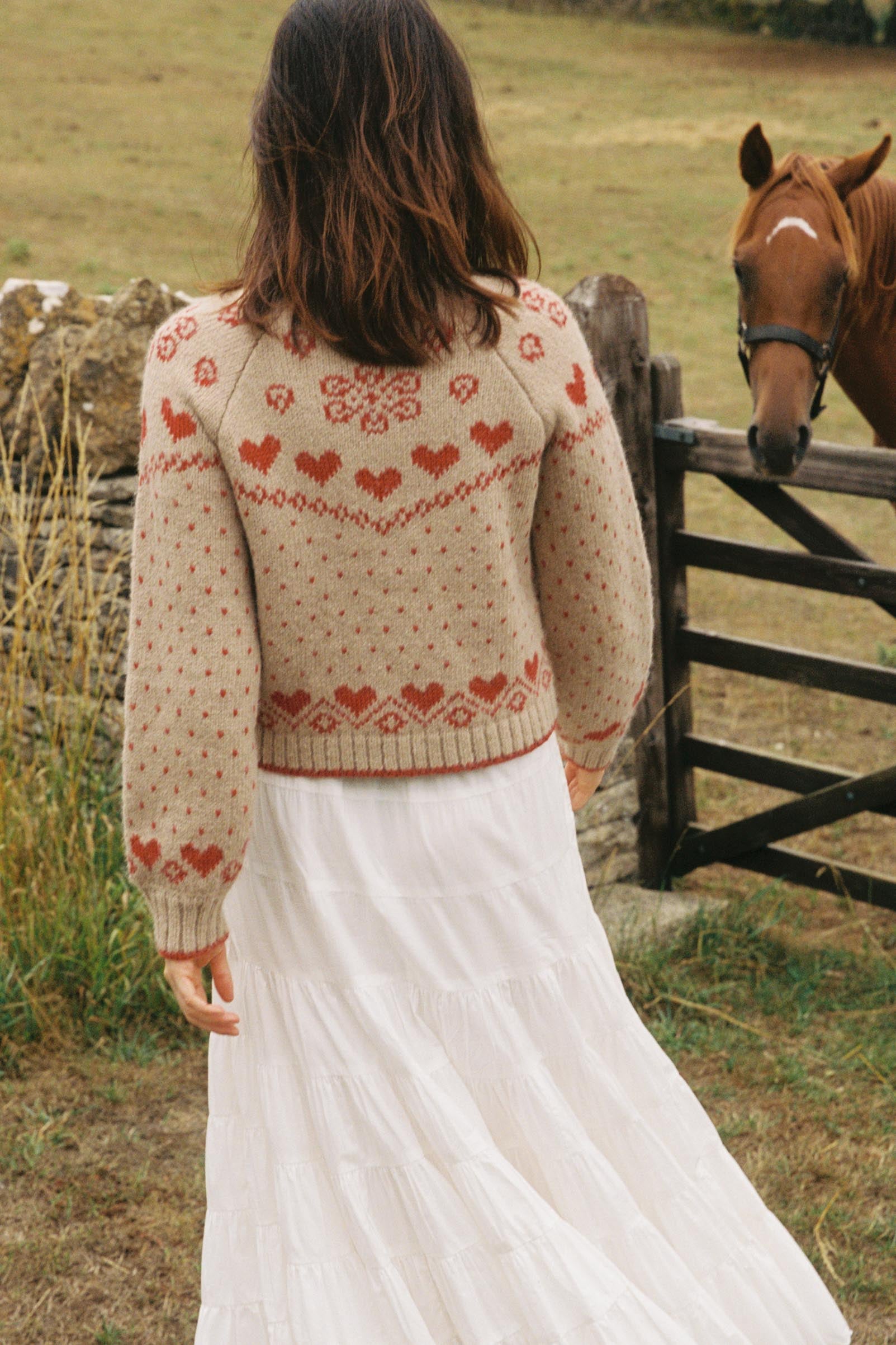 The Francesca Sweater | Crimson Heart – Christy Dawn
