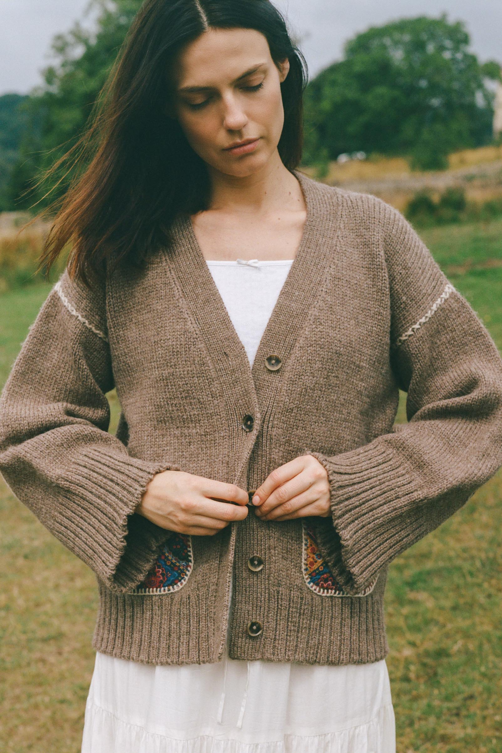 TODAYFUL【美品】Hand Knit Cardigan★ungrid Madison Alpaca Wool Hand Knit Cardigan – My Beachy Side