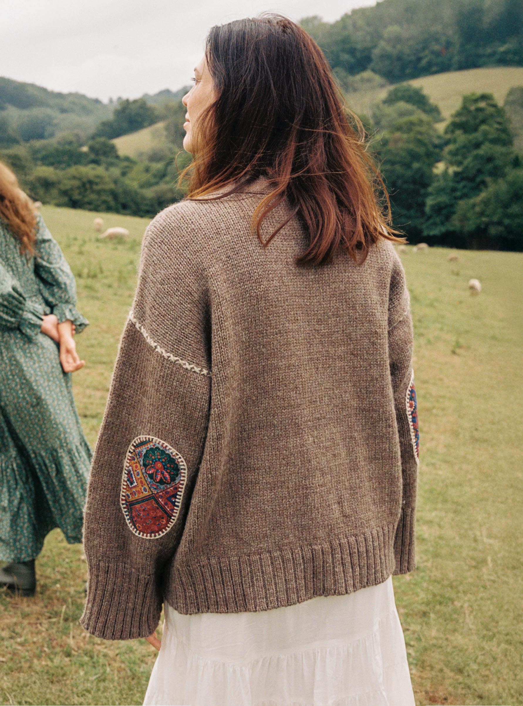 The Helga Cardigan | Pebble – Christy Dawn