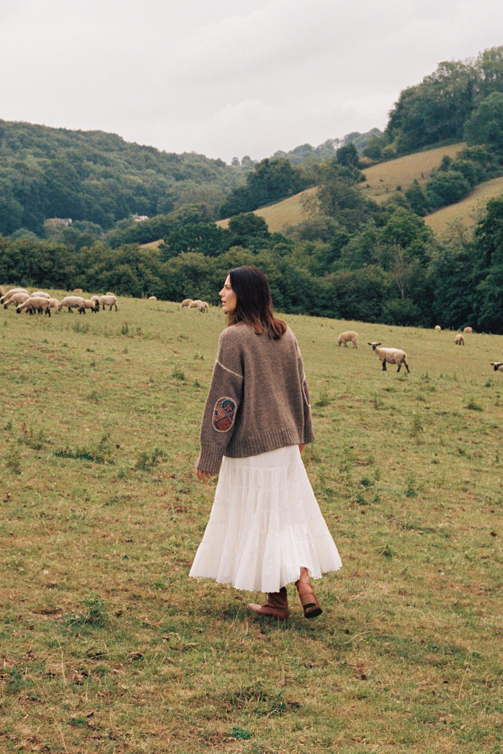 The Helga Cardigan | Pebble – Christy Dawn