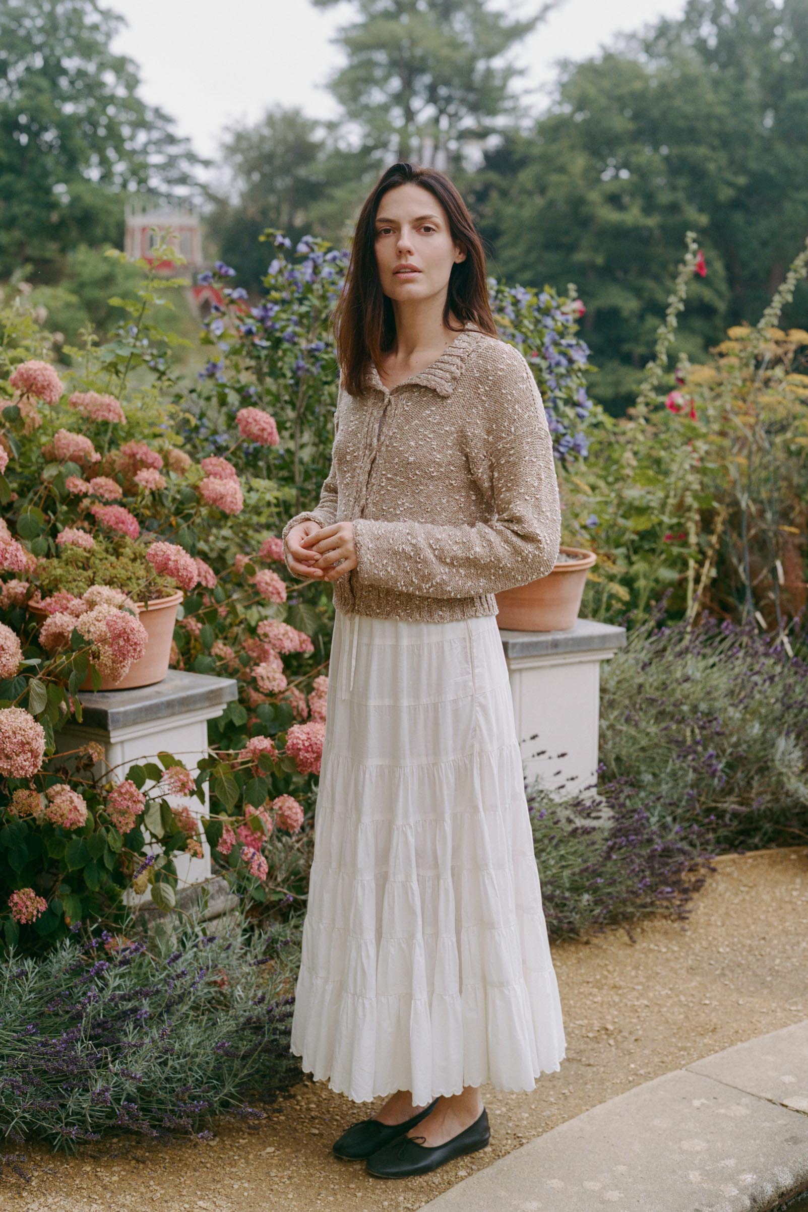 The Idina Cardigan | Chestnut Confetti – Christy Dawn