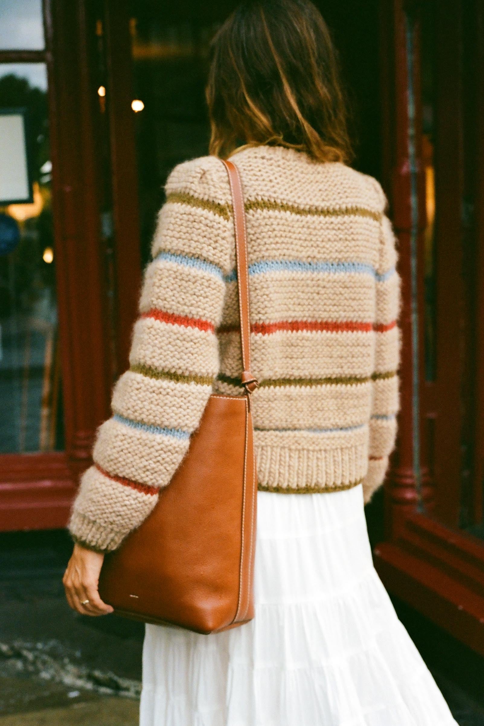 The Leandra Cardigan| Kaleidoscope Stripe – Christy Dawn