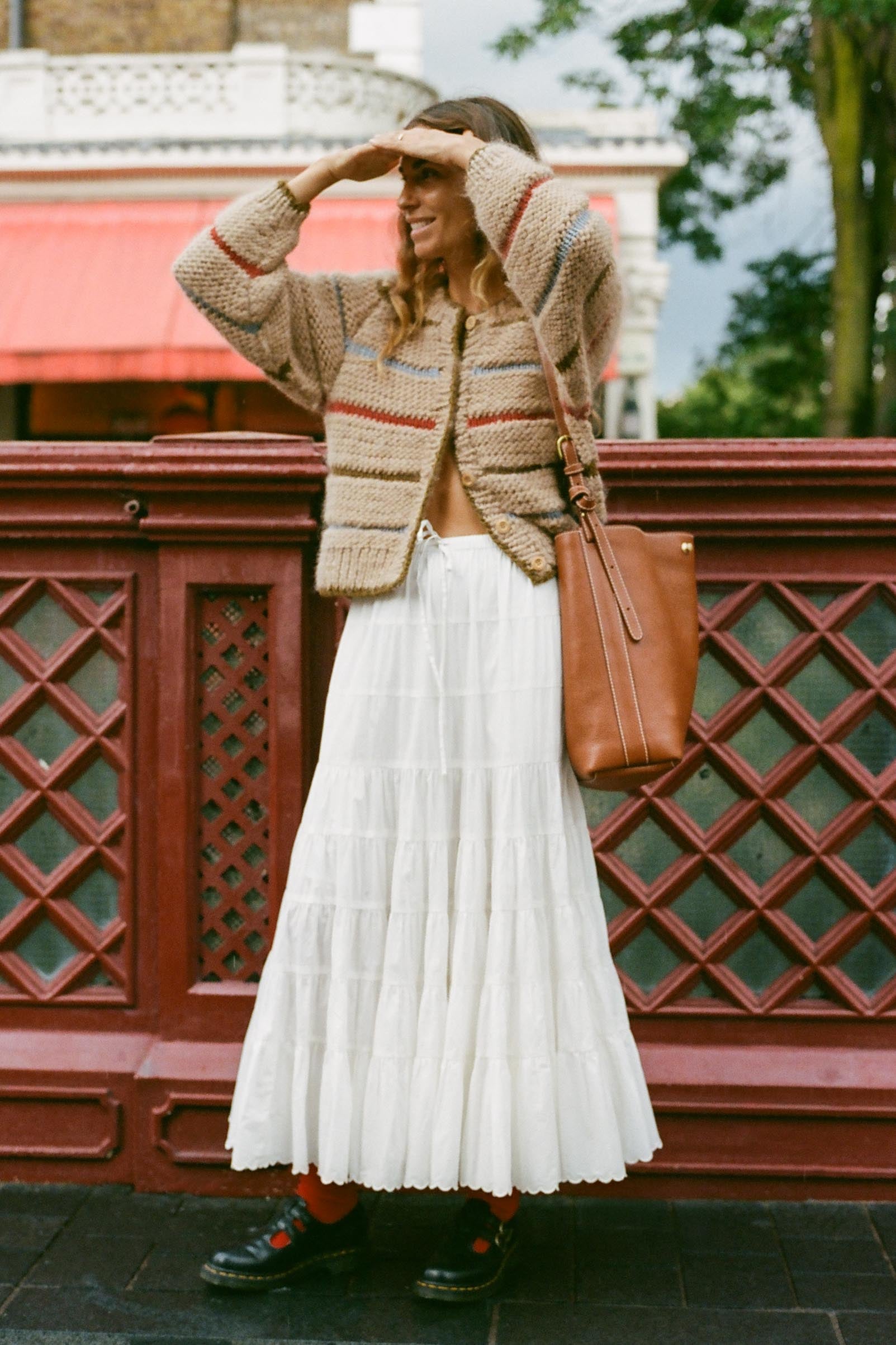 The Leandra Cardigan| Kaleidoscope Stripe – Christy Dawn