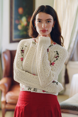 The Mimi Cardigan | Oatmeal
