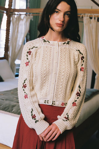 The Mimi Cardigan | Oatmeal