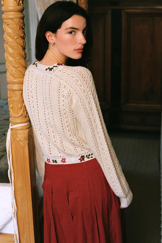 The Mimi Cardigan | Oatmeal