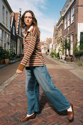 The Charles Top | Woodland Stripe