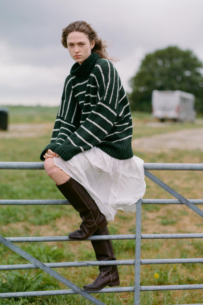 The Ingrid Sweater | Basil