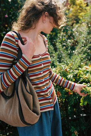 The Eda Top | Woodland Stripe