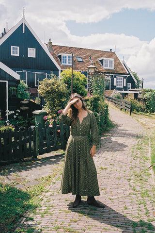 The Renata Dress | Pine Foliage