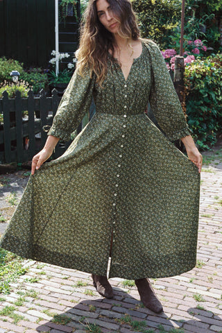 The Renata Dress | Pine Foliage