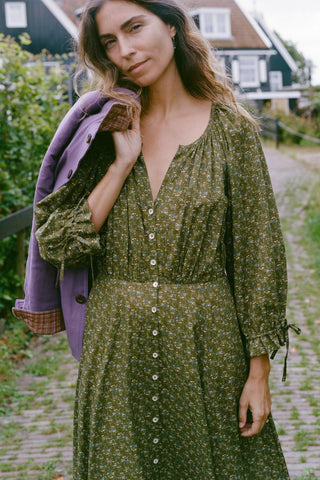 The Renata Dress | Pine Foliage