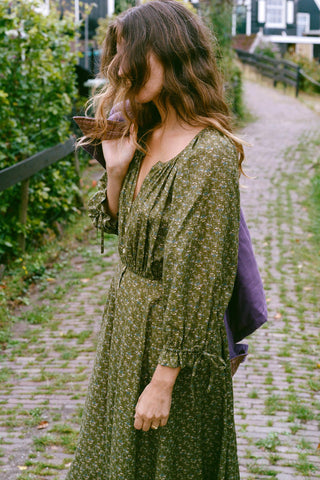The Renata Dress | Pine Foliage
