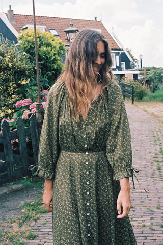 The Renata Dress | Pine Foliage