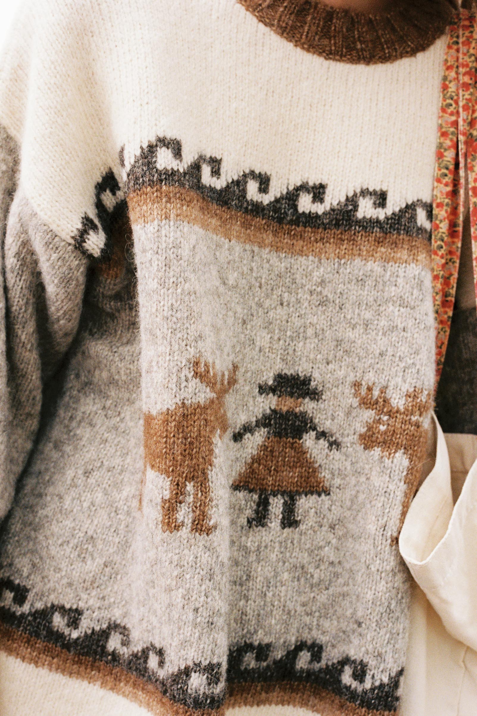 The Dad Sweater | Moose Jacquard – Christy Dawn