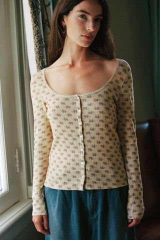 The Eda Top | Vintage Calico