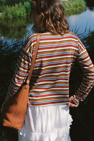 The Alison Cardigan | Woodland Stripe