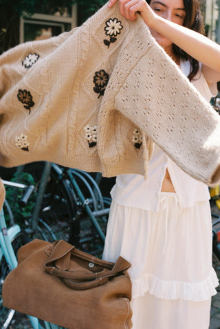 The Clover Cardigan | Oatmeal