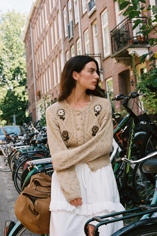 The Clover Cardigan | Oatmeal