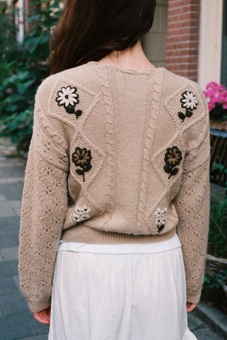 The Clover Cardigan | Oatmeal