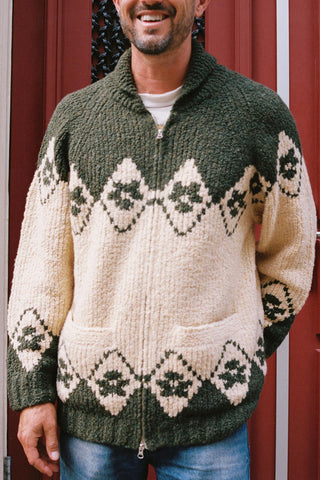 The Vytas Cardigan | Moss