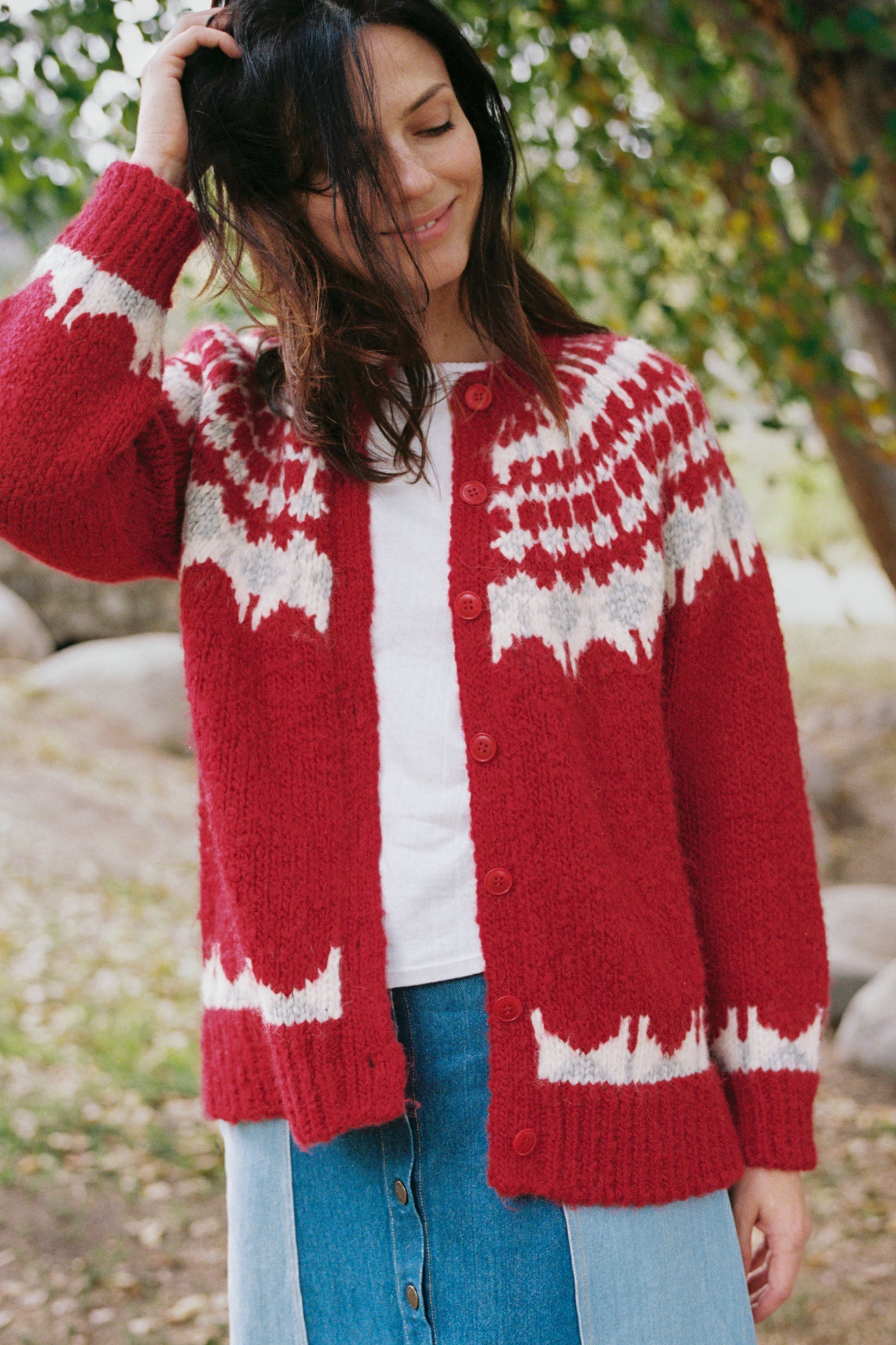 The Thora Cardigan | Beetroot – Christy Dawn