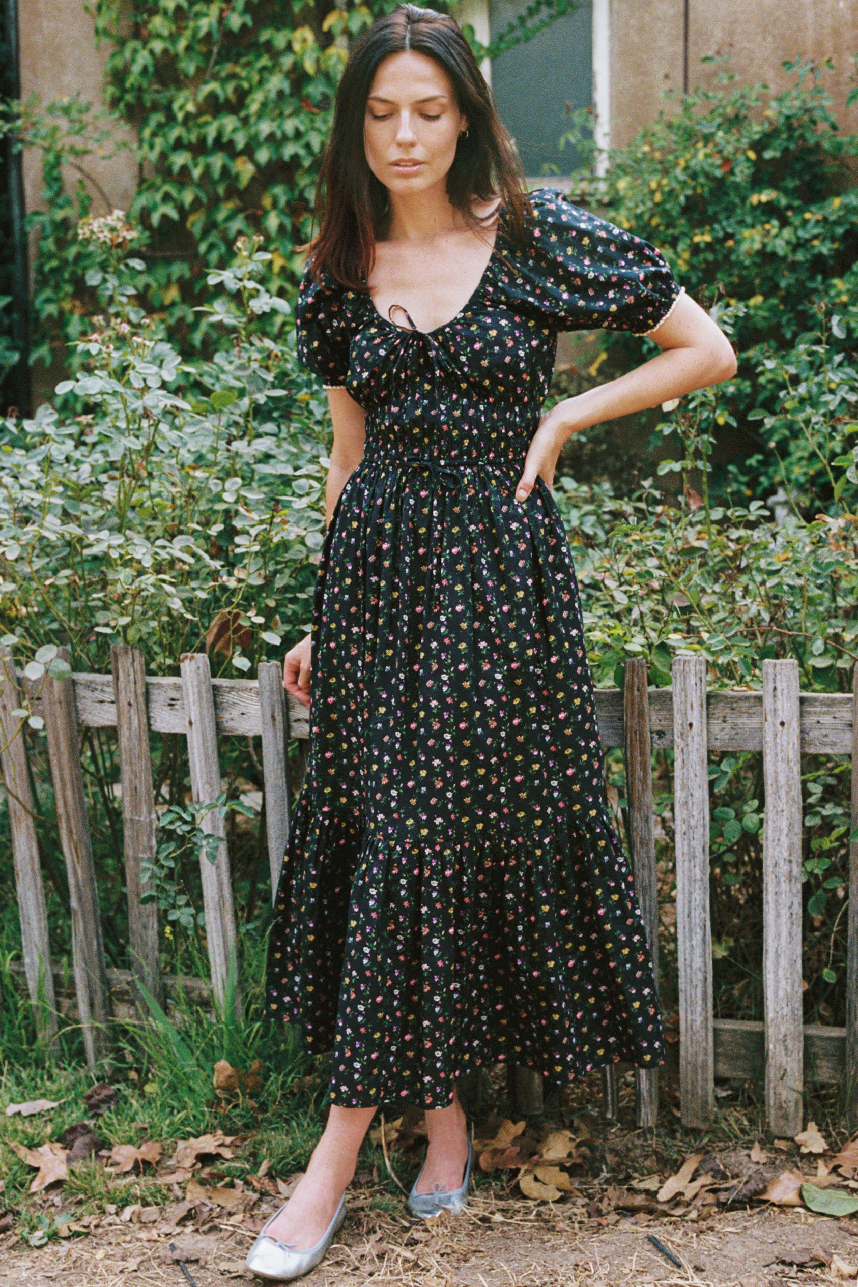 The Brynne Dress | Night Garden – Christy Dawn