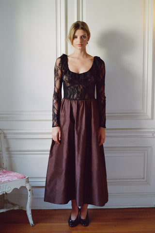 The Marion Dress | Chocolate
