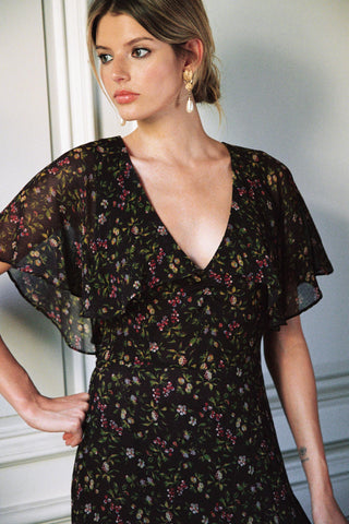 The Althea Dress | Winter Loganberry