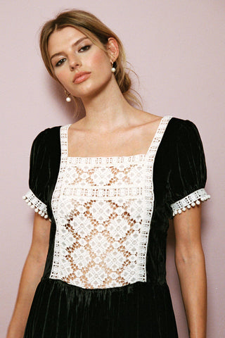 The Eileen Dress | Snow Lace