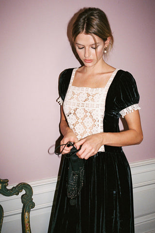 The Eileen Dress | Snow Lace