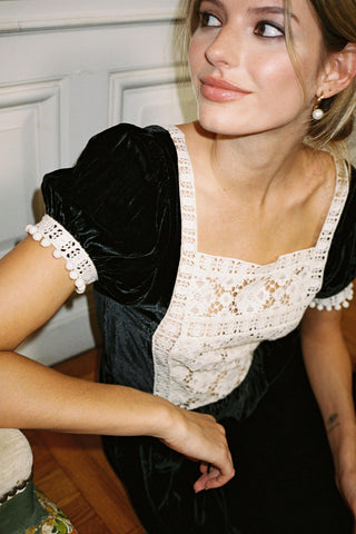 The Eileen Dress | Snow Lace