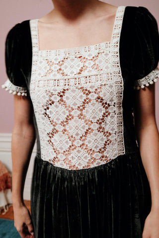 The Eileen Dress | Snow Lace