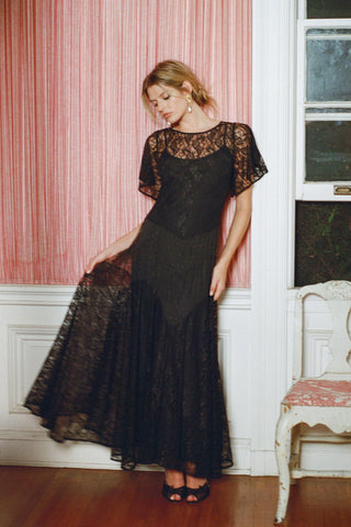 The Helda Dress | Noir Lace