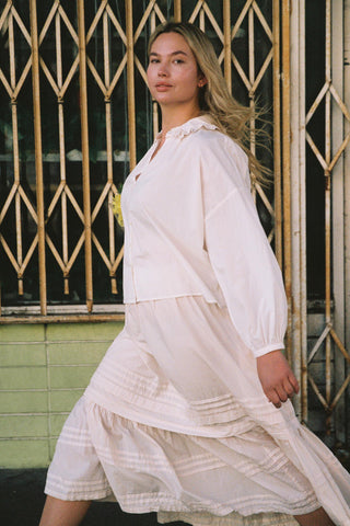 The Ghita Blouse | Pearl