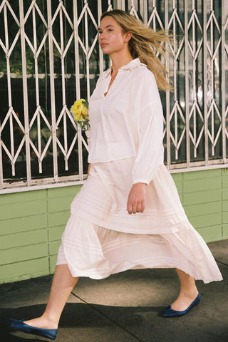 The Ghita Blouse | Pearl