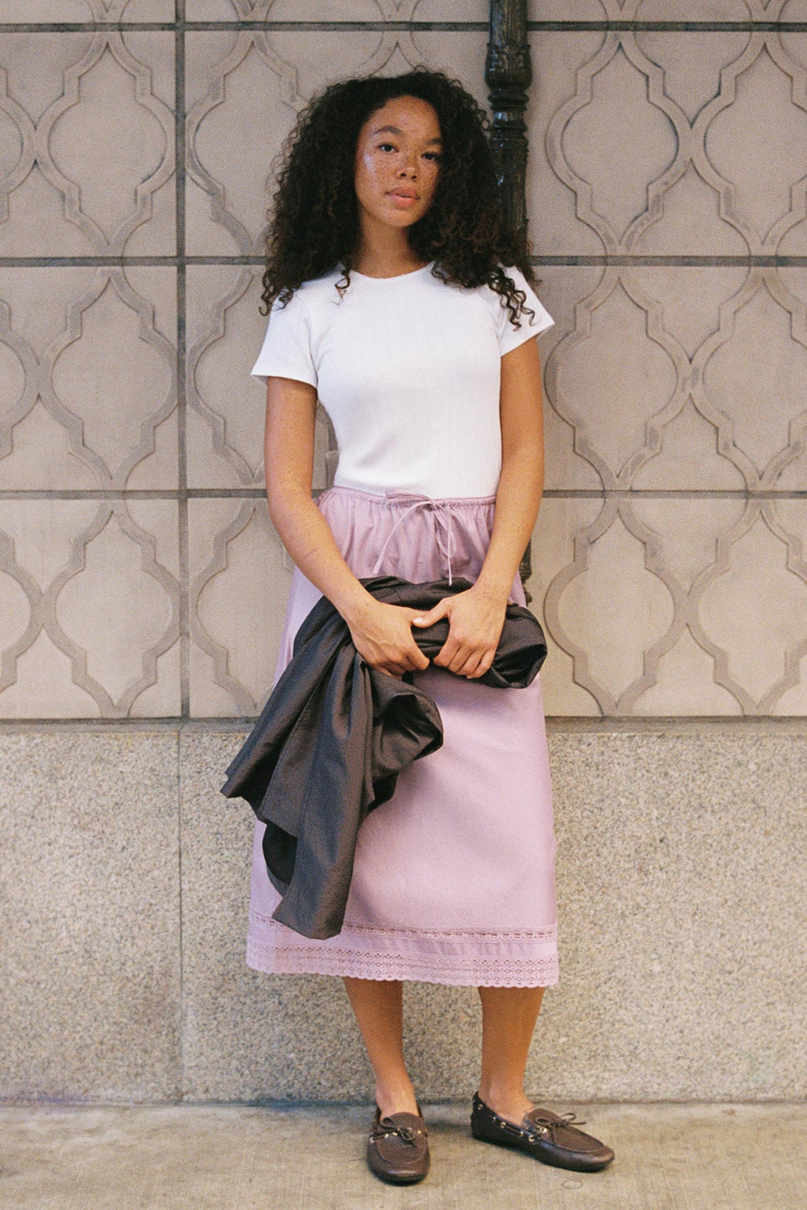 The Rayne Tee | Ivory Regenerative Pointelle