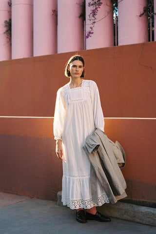 The Yolanda Dress | Alabaster