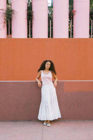 The Darby Skirt | Alabaster