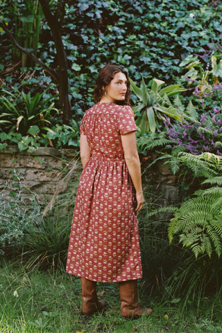 The Simple Dawn Dress Petites | Antique Lotus Red