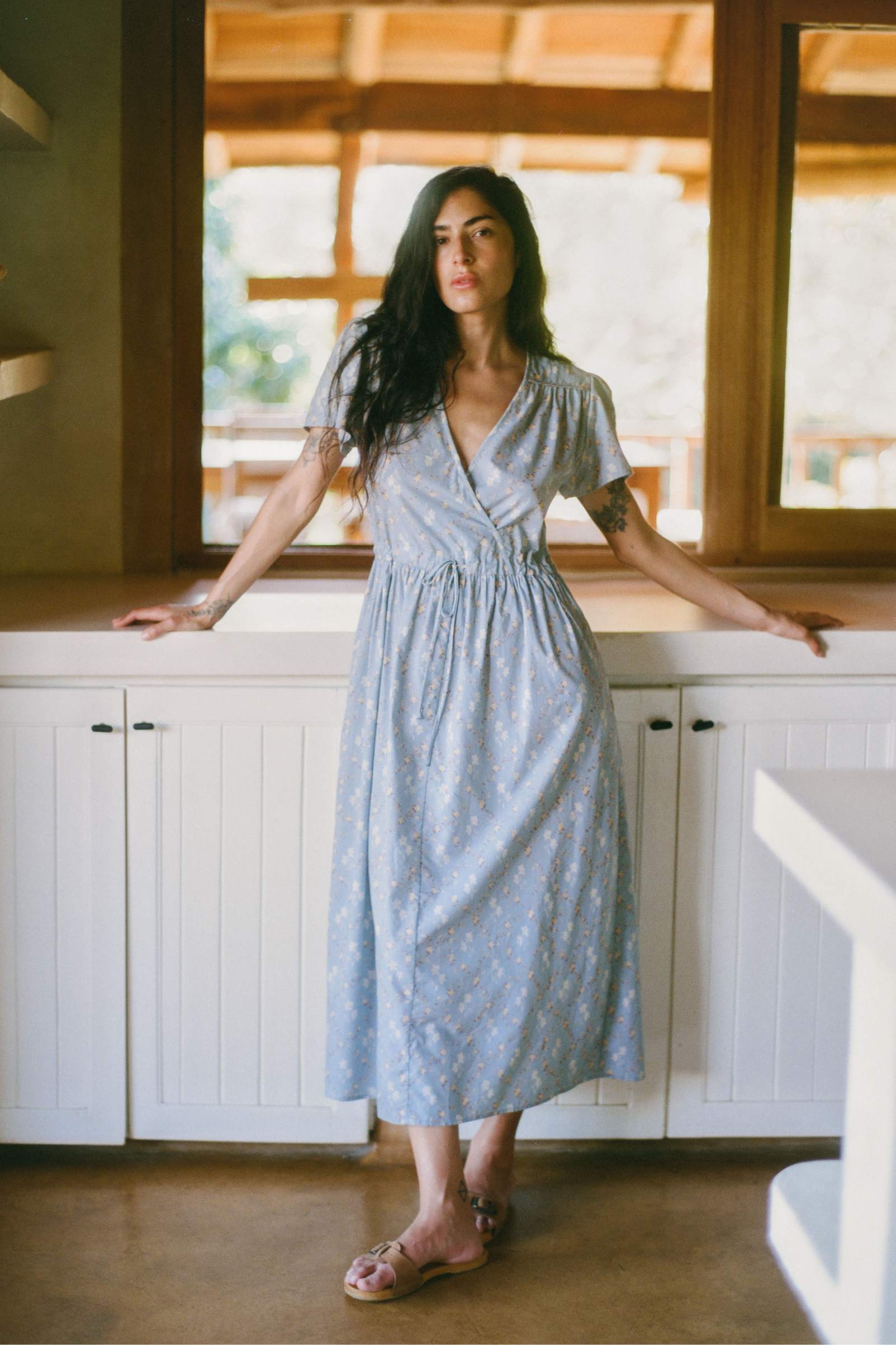The Dawn Dress | Pansy Blues – Christy Dawn