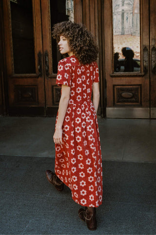 The Dawn Dress Petites | Crimson Daisy